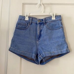 Pacsun Mom Short Blue wash